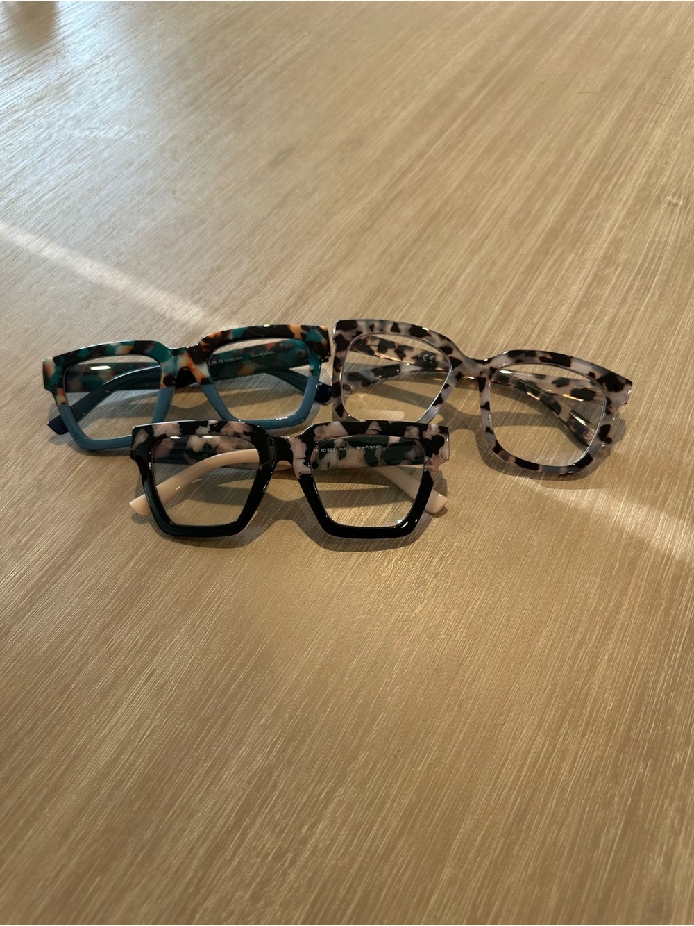 Peepers Reading Glasses Lot 3 Pairs +1.75 Blue Light Eco-Friendly Cases